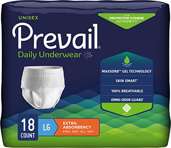 Prevail Adult Incontinence Underwear Men Women Large