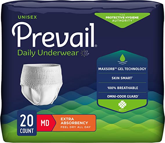 Prevail Adult Incontinence Underwear Men & Women Medium