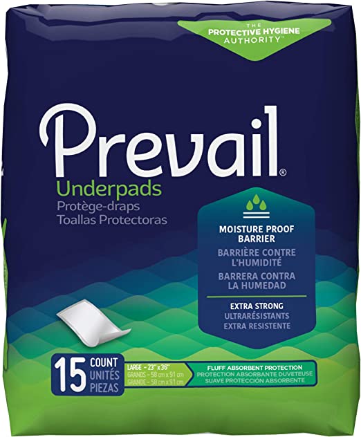Prevail Incontinence Under Pads 15